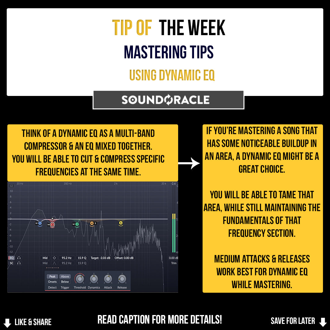 Using Dynamic EQ: Mastering Tips