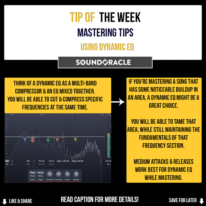Using Dynamic EQ: Mastering Tips