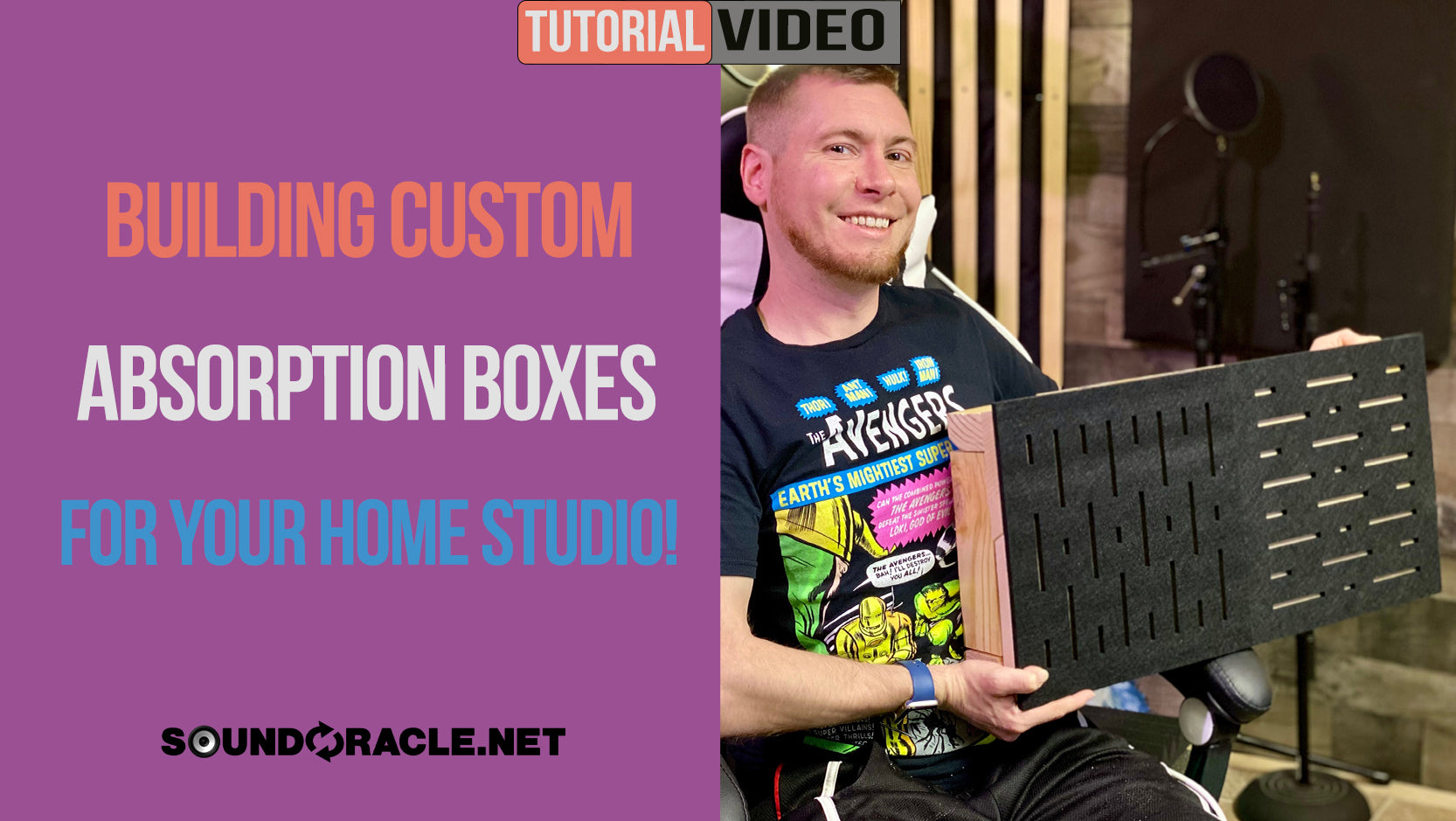 Building Custom Absorption Boxes For Your Home Studio!