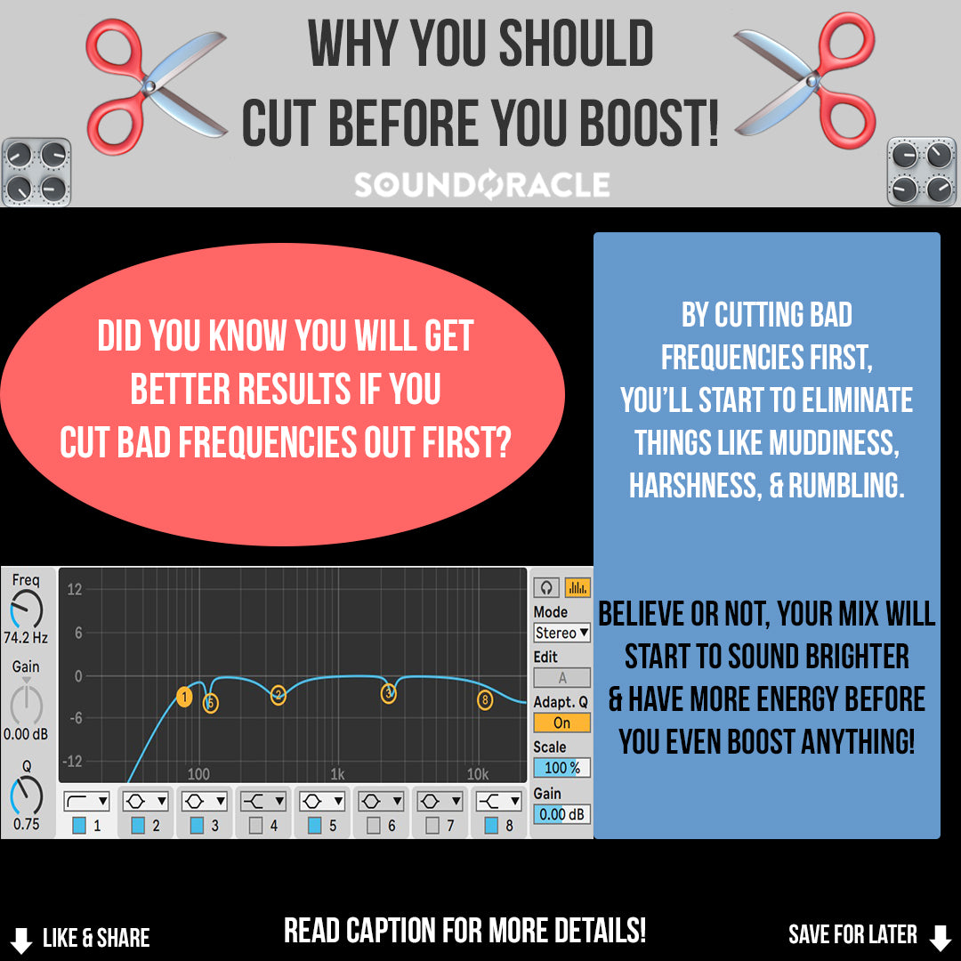 Why You Should Cut Before You Boost!