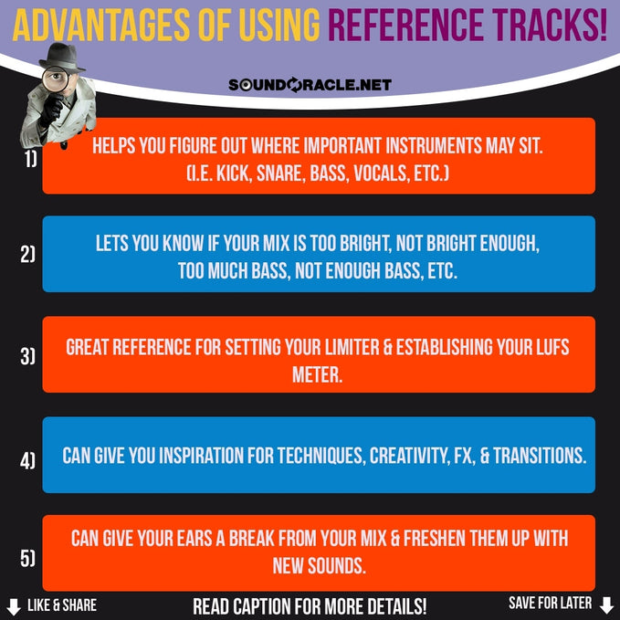 Advantages of Using Reference Tracks