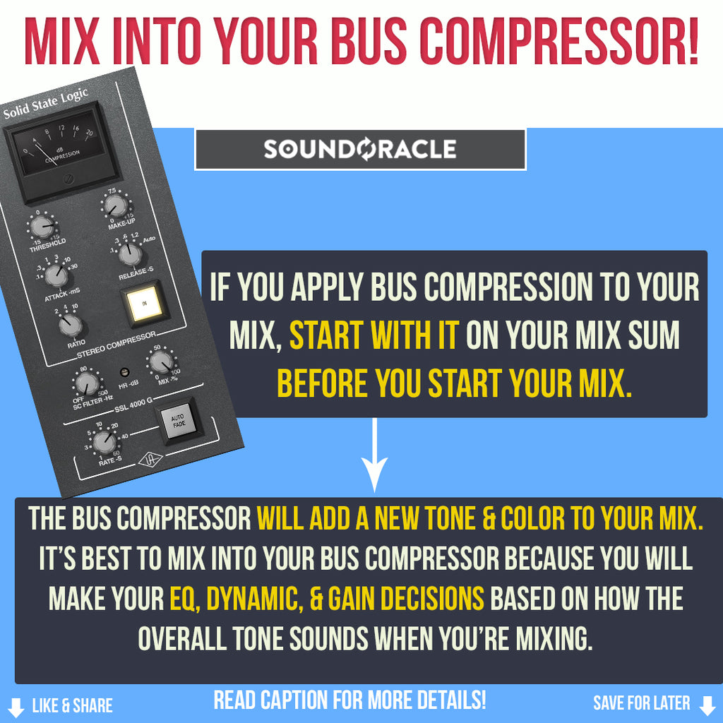 Mix Into Your Bus Compressor! | SoundOracle Sound Kits