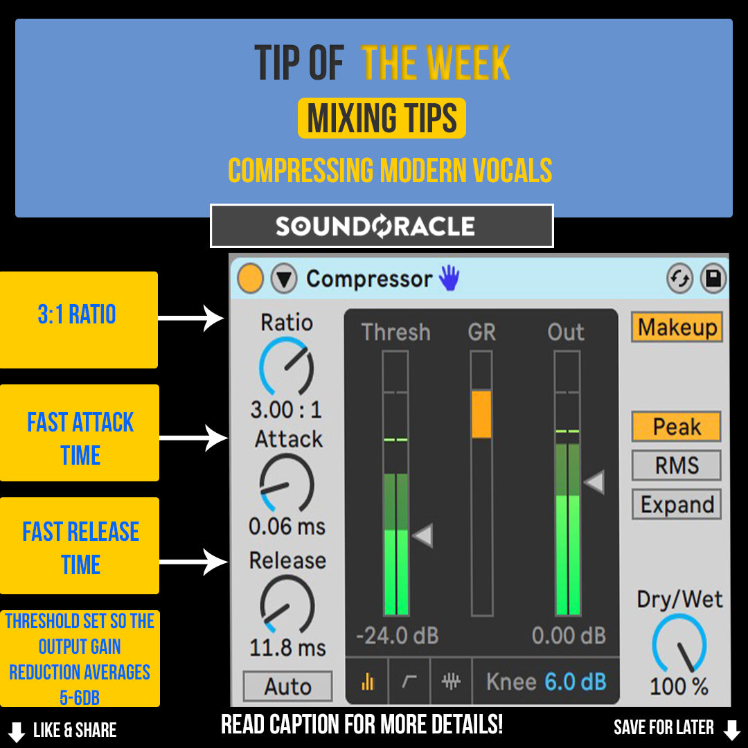 Compressing Modern Vocals: Mixing Tips