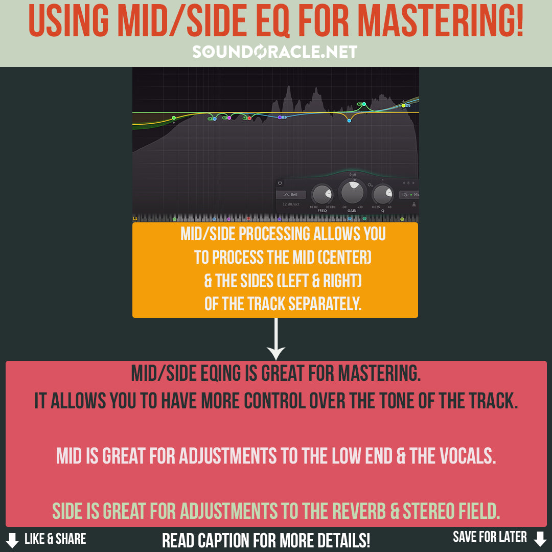 Using MID/Side EQ For Mastering!