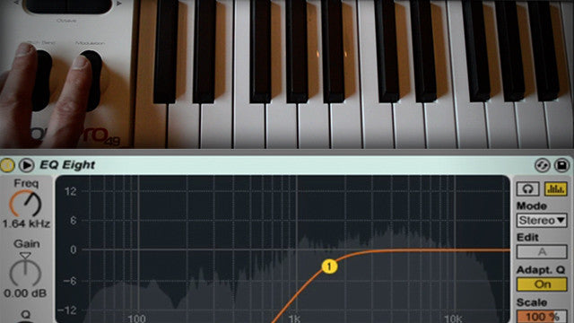 Use A MIDI-Mapped Ableton Filter To Mix Tracks