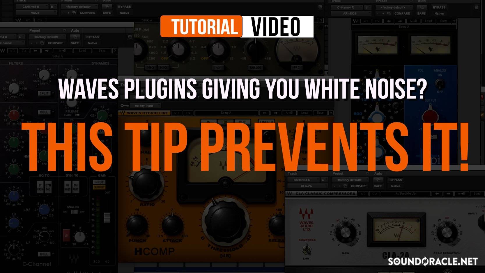 Waves Plugins Giving You White Noise? This Tip Prevents It.