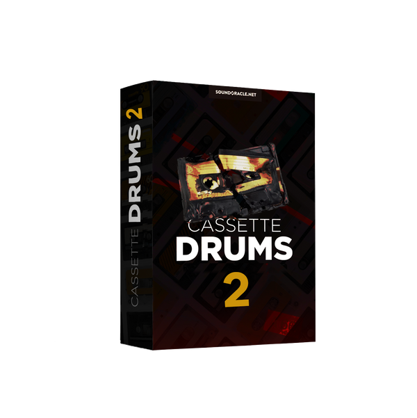 Cassette Drums 2 - SoundOracle Drum sample pack + Percussion Loops + Midi Chord Progression Pack
